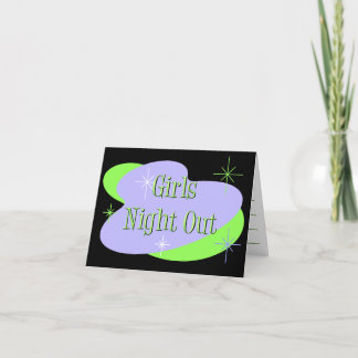 Invitaciones de chicas de Night Out