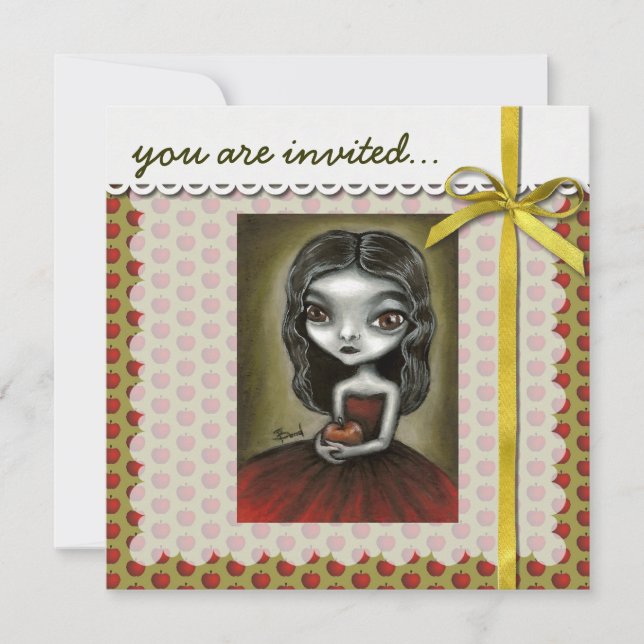 Invitaciones de chicas de vampiros (Anverso)