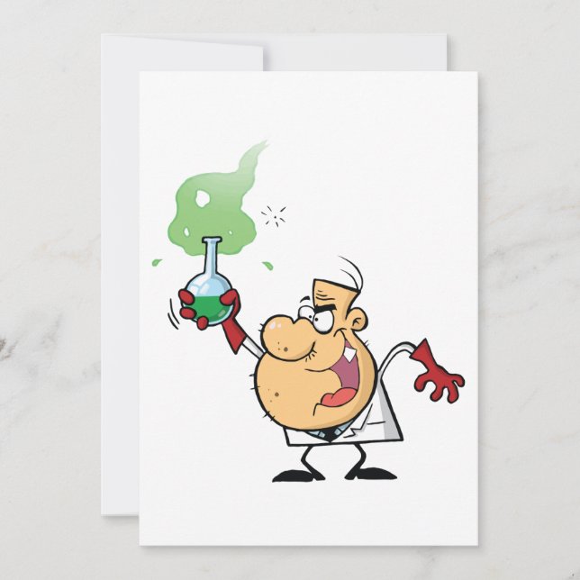 Invitaciones de Científico Loco (Anverso)
