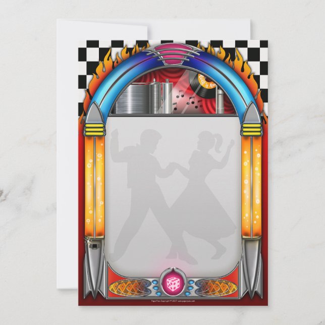 Invitaciones de cincuenta partidos, Rock n Roll de (Anverso)