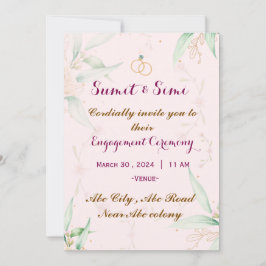 Invitaciones de compromiso