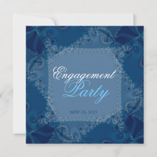 Invitaciones de compromiso de Lacy Blue Dream
