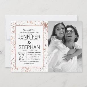 Invitaciones de compromiso de paletas de pintura d