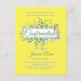 Invitaciones de confirmación Budge Eucalyptus Gree