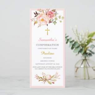 Invitaciones de Confirmación para Niñas
