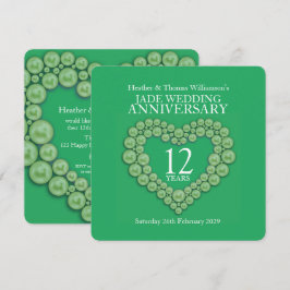 invitaciones de corazón para aniversario de bodas