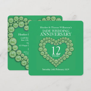invitaciones de corazón para aniversario de bodas 