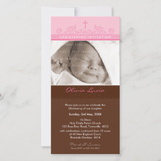 INVITACIONES DE CRISTENCIA FOTOGRÁFICA :: elegante
