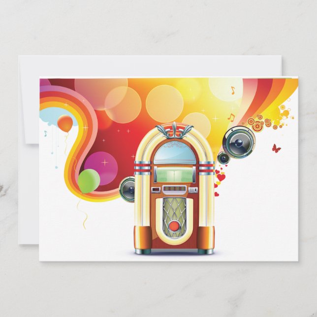 Invitaciones de cuadro de salto (Anverso)