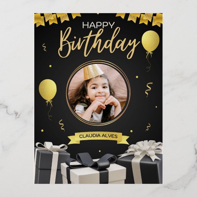 Invitaciones de cumpleaños (Anverso)