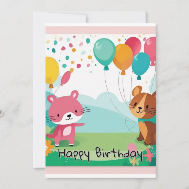 Invitaciones de cumpleaños (Anverso)