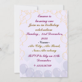 Invitaciones de cumpleaños