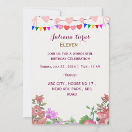 Invitaciones de cumpleaños