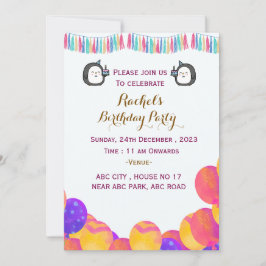 Invitaciones de cumpleaños