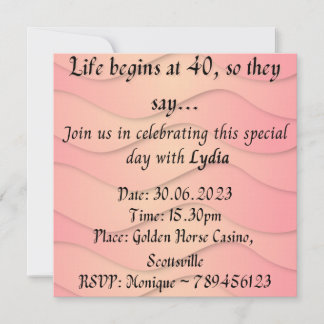 Invitaciones de cumpleaños