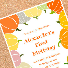 invitaciones de cumpleaños 1º de Halloween en octu