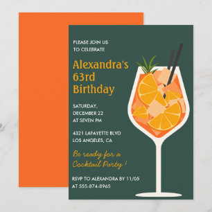 Invitaciones de cumpleaños 63 elegantes y modernas