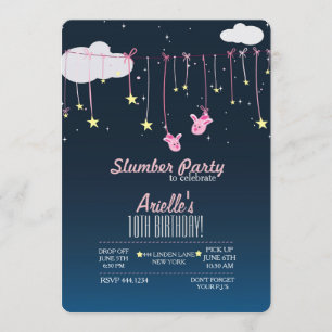 Invitaciones de cumpleaños a Fiesta de madera