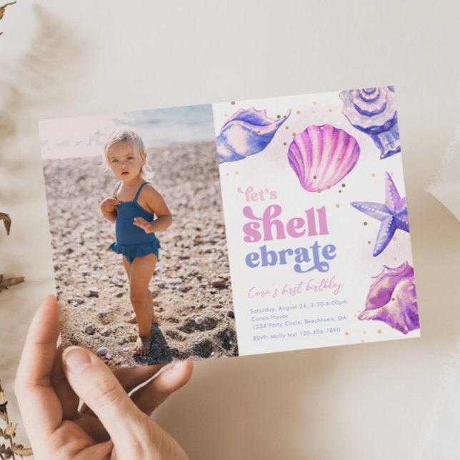Invitaciones de cumpleaños a la foto de Shellebrat (Subido por el creador)