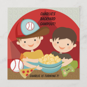 Invitaciones de cumpleaños a los niños de la march