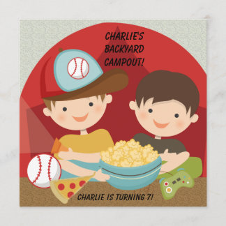 Invitaciones de cumpleaños a los niños de la march