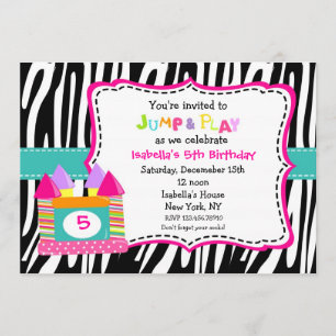 Invitaciones de cumpleaños al Castillo de la Casa 