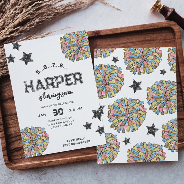 Invitaciones de cumpleaños alentadoras | Fiesta de (Subido por el creador)