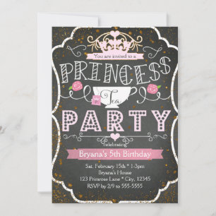 Invitaciones de Cumpleaños con Brillo para Fiesta 