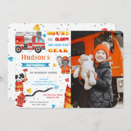 Invitaciones de Cumpleaños con Foto de Camión de B