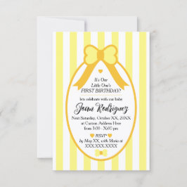 Invitaciones de Cumpleaños con Foto de Little One 