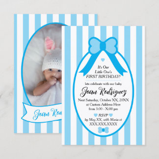 Invitaciones de Cumpleaños con Foto de Little One