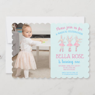 Invitaciones de cumpleaños de Ballerina