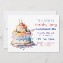 Invitaciones de cumpleaños de Chicas caprichosos p