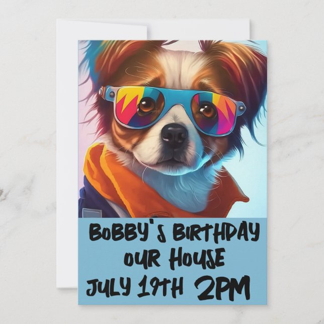 INVITACIONES DE CUMPLEAÑOS DE CUMPLEAÑOS (Anverso)