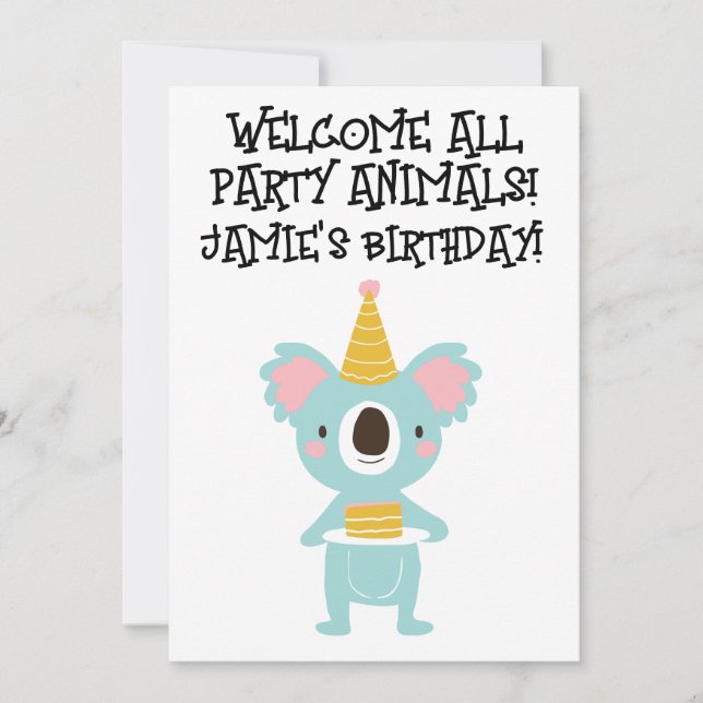 INVITACIONES DE CUMPLEAÑOS DE CUMPLEAÑOS DE OSO DE (Anverso)