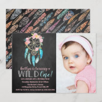 Invitaciones de cumpleaños de Dreamcatcher Wild On