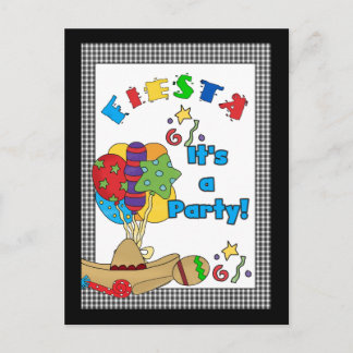 Invitaciones de cumpleaños de Fiesta