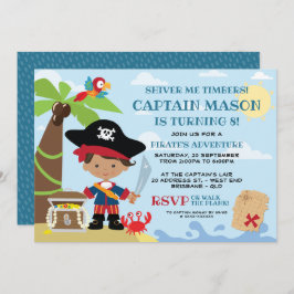 Invitaciones de cumpleaños de Fiesta pirata