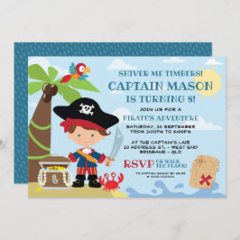 Invitaciones de cumpleaños de Fiesta pirata