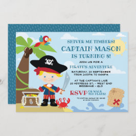 Invitaciones de cumpleaños de Fiesta pirata
