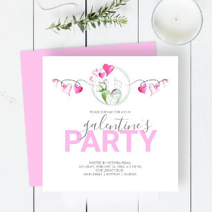 Invitaciones de cumpleaños de Galantines en línea