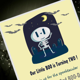 invitaciones de cumpleaños de Halloween 2do nuestr