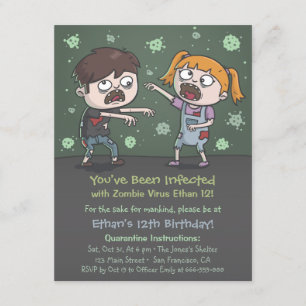 Invitaciones de cumpleaños de Halloween para niños