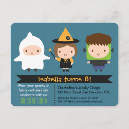 Invitaciones de Cumpleaños de Halloween para Niños