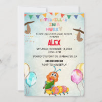 Invitaciones de cumpleaños de la oruga de la oruga