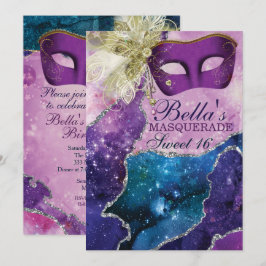 Invitaciones de cumpleaños de Mascarada