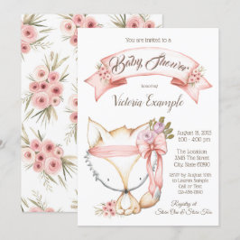 Invitaciones de Cumpleaños de Niña Boho Fox