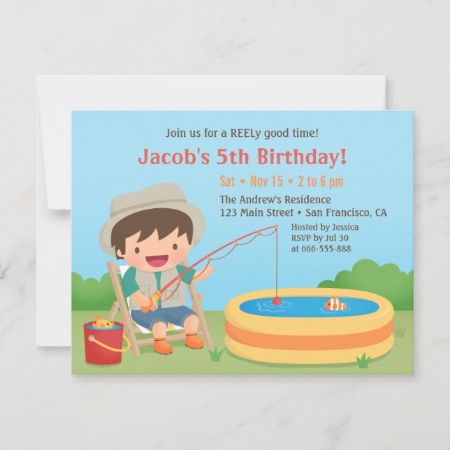 Invitaciones de Cumpleaños de Niño Adorable que Am (Anverso)