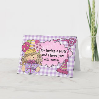 Invitaciones de cumpleaños de Princesa fiesta