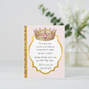 Invitaciones de cumpleaños de Princesa Tiara para